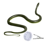Kaeltsyn Snake Prank with String Clip Novelty Clip on Toy Trick Toy AprilFools Halloween Gadgets String