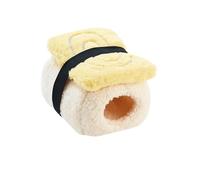 Kaeltsyn Soft Warm Small Pet Bed Sushi Theme Hamster Huts Plush Shelter Place Nest for Small Animal Cold Weather Hideouts House Hamster Rest Bed