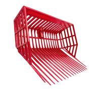 Kaeltsyn Stable Fork Replacement Head with Built-in Handle Socket | Slotted Basket Head, Sifting for Feed and Stable Waste, Handle-Ready Format for Routine Farm Upkeep