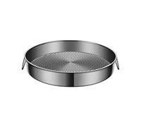 Kaeltsyn Stainless Steel Steamer Small Food Steamer Basket Steaming Rack 5 Sizes for Rice Vegetables Meat Fish Dumplings Dim Sum Steaming Rack for Pot
