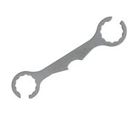 Kaeltsyn Stainless Steel Utility Wrench Beer Faucet Spanner Double Ended Keg Facuet Tap Tool for High Strength Applications Nut Removal Tool