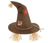 Kaeltsyn Stretchy Cloth Witch Hat Skin Friendly Halloween Cosplay Gear Role Play Party Essential Breathable Women's Cap