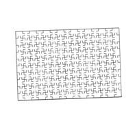 Kaeltsyn Sublimation Piece-Together Vacant Puzzle, 10X15CM 150PCS | Heat Transfer Design Base, Wood Hardboard Assembly Activity, Family Display Use