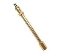 Kaeltsyn Tire Inflator Extension Tool Set 5/16-32 Internal Thread, Brass 10 Cm Access Rod with 8V1 External Thread, for Routine Car Motorcycle Tire Care