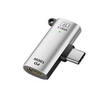 Kaeltsyn Type C TF Card Reader for Phone Tablet Laptop, 5Gbps Memory Adapter with PD 100W Input Port for Daily Work Use Type C Card Reader