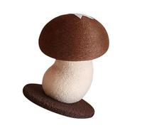 Kaeltsyn Unique Mushroom Cats Post Vertical Sisal Rope Scratcher for Small Media Stable Base Fun Interactively Toy
