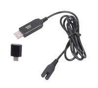 Kaeltsyn Universals Double Port Charging Cable for Cordless Water Flossers 3V 100mA Output 1.2m Portable Cord Chargers Cable Type C Adapters