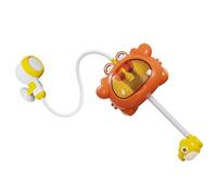 Kaeltsyn Up Crabs Bathtub Shower Head Toy with Bubble Blower and Music Light for Family Bonding Bathing Entertainment Toddler Bath Accessory