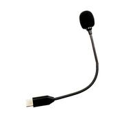 Kaeltsyn USB C Computer Microphone Desktop Omnidirectional Condenser Microphone Replacement for Laptop Game Type C Gooseneck Mic