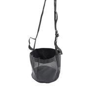 Kaeltsyn Ventilated Fabric Horse Feed Container with Ergonomic Neck Strap and Leakproof Lining for Mineral Salt Hay L 24X25CM Hanging Salt Lick Holder