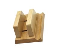 Kaeltsyn Vertical Computer Stand for Holder Ergonomic Wood Base Construction Maximizes Desktop Space Utilization Cable Management Stand