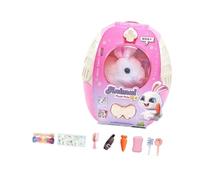 Kaeltsyn Walking Talking Soft Toy for Children Gentle Plush Rabbits with Adorable Sounds and Movements Automatic Moving Conies