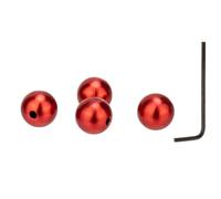 Kaeltsyn Wire End Caps Screw Fixed for Brake and Gear Line, Red