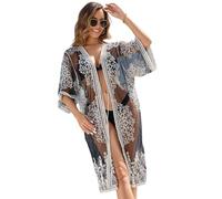 Kaeltsyn Women Beach Cover Up Shirt Breathable Cotton Blend Polyester Quick Drying Technology for Swimming Pool Parties Comfort See Through Beach Shirt