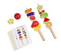 Kaeltsyn Wooden Bead Threading Toy Educational Stringing Beads Game for Kids Fine Motor Skills Development and Early Learning Engaging Wooden Beads Puzzle Toy