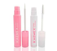 KAEMEX Eyelash Growth Serum & Conditioner Set For Longer, Fuller, and Thicker Lashes - Hormone Free for Sensitive Eyes - 3ml Lash Serum + 3ml Eyelash Conditioner