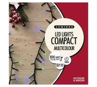Kaemingk 1000 LED Multi-Action Christmas Tree Lights with Timer 22.5m - MULTI