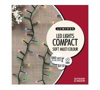Kaemingk 1000 LED Multi-Action Christmas Tree Lights with Timer 22.5m SOFT MULTI