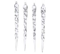 Kaemingk 13cm Pack of 4 Hanging Icicles - 515764