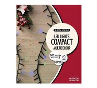 Kaemingk 1500 LED Multi-Action Christmas Tree Lights with Timer 34m - MULTI