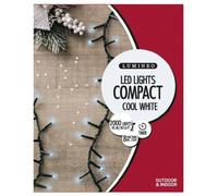 Kaemingk 2000 LED Multi-Action Christmas Tree Lights with Timer 45m - COOL WHITE