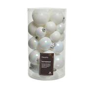 Kaemingk 30 White Iris Baubles
