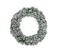 Kaemingk 50cm Snowy Imperial Wreath