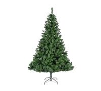 Kaemingk 680313 Imperial Small Green PVC (Polyvinyl Chloride) Christmas Tree, Multi-Coloured, 7ft (210cm)