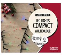 Kaemingk 750 LED Multi-Action Christmas Tree Lights with Timer 16m - MULTI