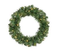 Kaemingk Everlands Imperial Christmas Wreath Pre Lit 50cm