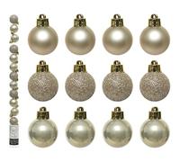 Kaemingk Baubles Shatterproof Mix Pearl 3cm - 02.0462