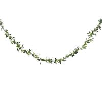 Kaemingk Beaded Mistletoe Christmas Xmas Tree Decoration Garland Green - 1.5m