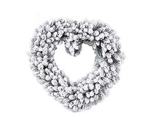 Kaemingk Everlands Imperial Artificial Christmas Wreath Snowy 50cm