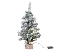 Kaemingk Everlands Imperial Mini Christmas Tree Snowy Pre Lit 60cm