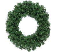 Kaemingk Green Christmas Imperial Pine Door Wreath - Dark Green - 50Cm Diameter