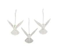 Kaemingk Hummingbird Christmas Hanging Ornament Transparent (9Cm)