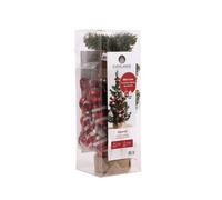 Kaemingk Imperial Mini Decorated Tree - Red - 60cm