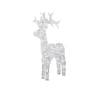 Kaemingk Led Light Up Christmas Reindeer Flashing Effect Outdoor Decoration L.72Cm W.23Cm H.110Cm