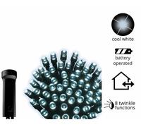 Kaemingk LED Outdoor Durawise Twinkle Lights 3.5m Cool White Battery Operated