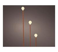 Kaemingk Lumineo 58cm Rust Battery Operated LED Globe Stake Light