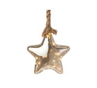Kaemingk Micro LED Star With Rope Warm White [9480254]