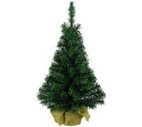 Kaemingk Everlands Mini Tree In Jute Bag 60cm Artificial Christmas Tree