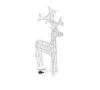 Kaemingk Outdoor Reindeer Christmas Decoration - Warm White - 90Cm
