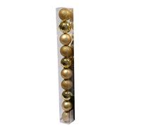 Kaemingk Plain Shatterproof Baubles Pack 10
