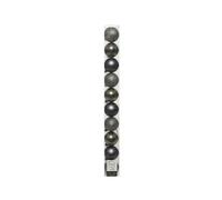 Kaemingk Plain Shatterproof Baubles (Pack Of 10) Warm Grey (Pack Of 10)