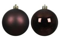 Kaemingk Shatterproof Baubles Black Truffle 6cm Black Truffle 6cm