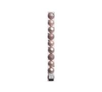Kaemingk Shatterproof Plain Bauble (Pack Of 10) Baby Pink (6Cm)