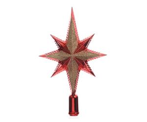 KAEMINGK Toe Star Color Red Christmas Trees - Tips