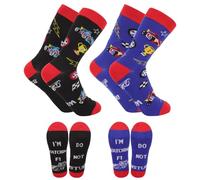Kaempe 2 Pcs f1 Socks, Formula 1 Gifts For Men, f1 Merchandise, Mens Novelty Socks, f1 One Merch for bf,Funny Birthday Present
