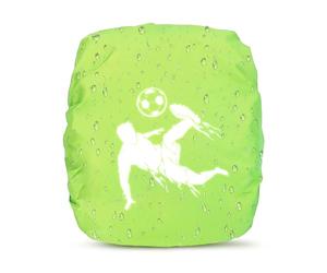 Kaempe Rain Cover School Bag, Backpack Rain Cover, Rain Cover Backpack, Reflector Backpack, Accessories Compatible with Step By Step, Ergobag, Coocazoo, Satch, Scout, Beckmann, Derdiedas (Green)